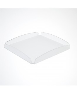 E-627 - Vassoio in plexiglass satinato - Spessore 3 mm - H 2 cm