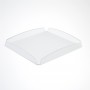 Satijnen plexiglas schaal - Dikte 3 mm - H 2 cm