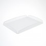 Satijnen plexiglas schaal - Dikte 3 mm - H 2 cm