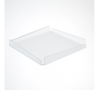 E-630 - Vassoio in plexiglass satinato - Spessore 3 mm - H 2 cm