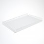 Satijnen plexiglas schaal - Dikte 3 mm - H 2 cm