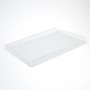 Vassoio in plexiglass satinato - Spessore 3 mm - H 2 cm