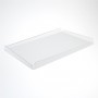 Satijnen plexiglas schaal - Dikte 3 mm - H 2 cm