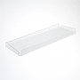 Satijnen plexiglas schaal - Dikte 3 mm - H 2 cm
