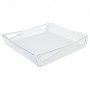 Satijnen plexiglas schaal - Dikte 3 mm - H 5 cm