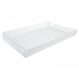 Satijnen plexiglas schaal - Dikte 3 mm - H 5 cm