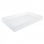 Satijnen plexiglas schaal - Dikte 3 mm - H 5 cm
