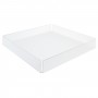 Satijnen plexiglas schaal - Dikte 3 mm - H 5 cm