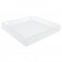 Bandeja de plexiglás satinado - Grosor 3 mm - Alt. 5 cm