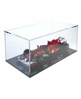 E-374 TEC-X - PERSONALIZZABILE - Cubo - Teca In Plexiglass Trasparente - Spessore 5 mm 5 Lati Chiusi e Fondo Appoggiato su Pa...