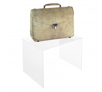 E-114 AL10-X - PERSONALIZZABILE - Tavolino - Alzatina Plexiglass Trasparente - Spessore 10 mm