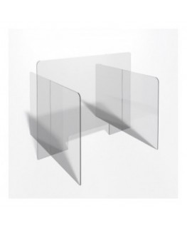 E-700 PAR - Parafiato o pannello separatore in plexiglass trasparente - 90xh70 cm