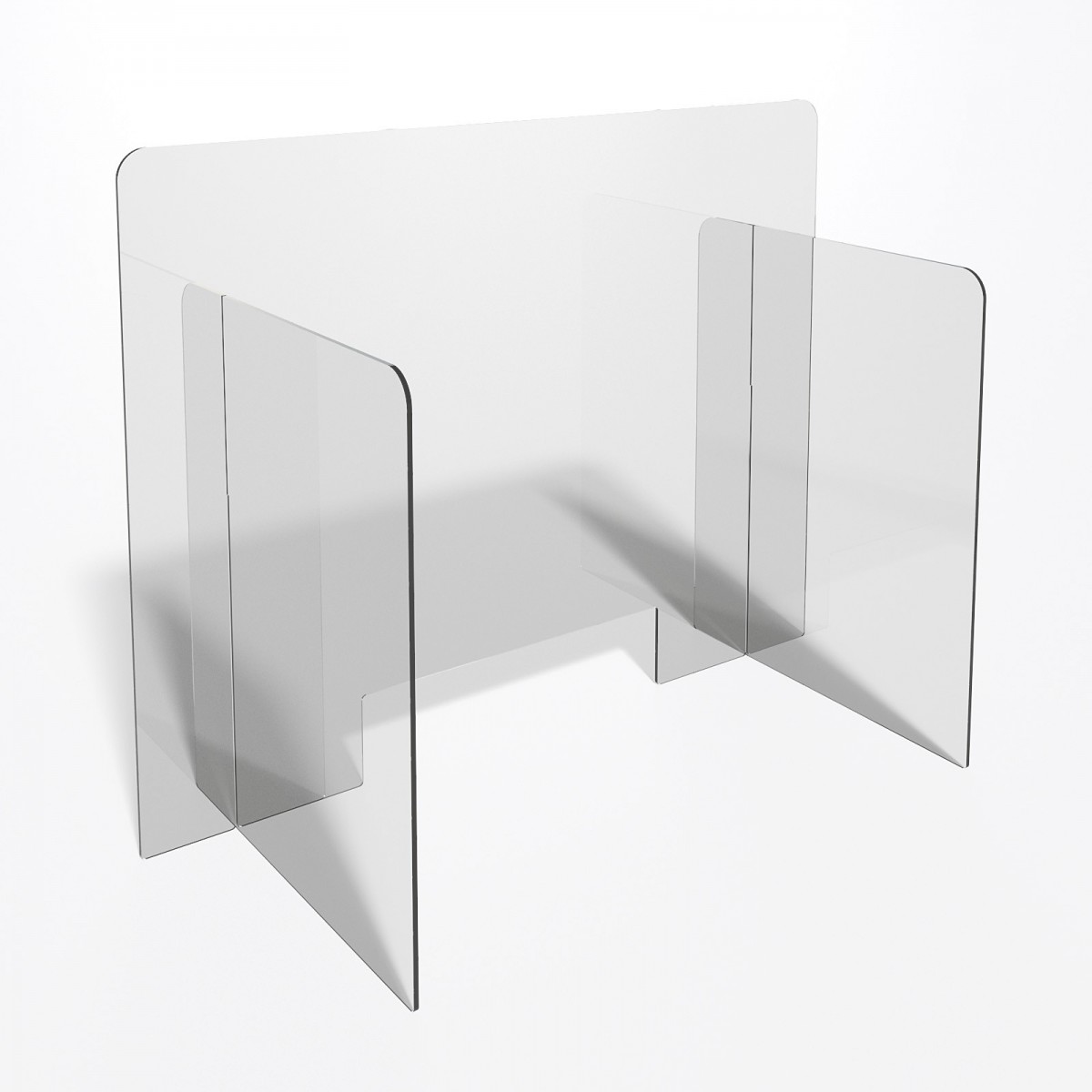 E-703 PAR - Parafiato o pannello separatore in plexiglass trasparente - 90xh70 cm