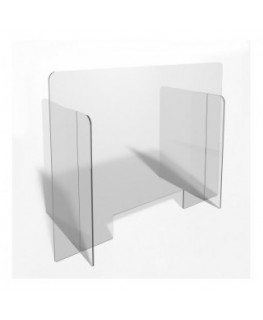 E-703 PAR - Parafiato o pannello separatore in plexiglass trasparente - 90xh70 cm