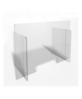 E-704 PAR - Parafiato o pannello separatore in plexiglass trasparente - 100xh70 cm