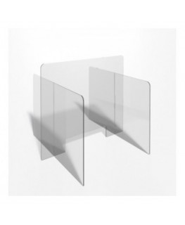 E-705 PAR - Parafiato o pannello separatore in plexiglass trasparente - 90xh70 cm