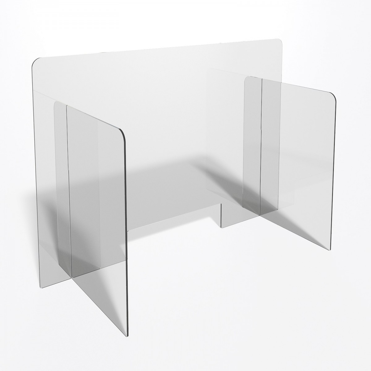 E-709 PAR - Parafiato o pannello separatore in plexiglass trasparente - 100xh70 cm