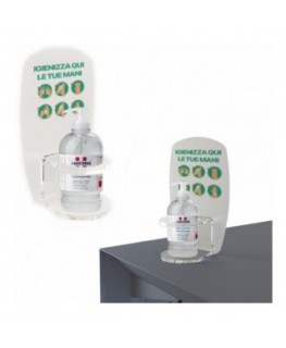 E-714 PSD - Dispenser / Distributore / Colonnina per igienizzante/gel disinfettante da banco o da parete