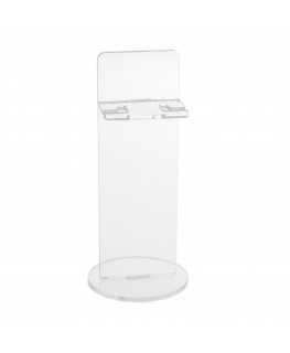 E-126 ESP-D - Portaocchiali in plexiglass trasparente - Misura: 6,5x6,5x H15 cm