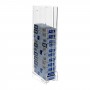 Clear acrylic wall mounted cigarette display (20 cigarettes)