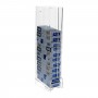 Porte-cigarettes mural en plexiglas transparent pour 20 cigarettes