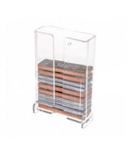 E-234 - Espositore porta cartine per trinciato da parete in plexiglass trasparente