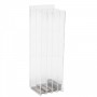 Wanddisplay voor versnipperde tabak in transparant plexiglas