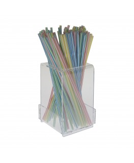 E-014 PGR - Porta grissini da tavolo in plexiglass trasparente