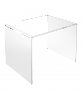 E-108 AL-X - PERSONALIZZABILE - Tavolino - Alzatina Plexiglass Trasparente - Spessore 5 mm