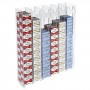 Porte-cigarettes mural en plexiglas transparent pour 20 cigarettes