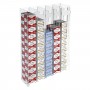Porte-cigarettes mural en plexiglas transparent pour 20 cigarettes