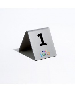 Espositore in Acrilico a Forma di T Personalizzato A4/A5/A6 con Base in Legno per Menu, Segnaposto e Numeri Tavolo
