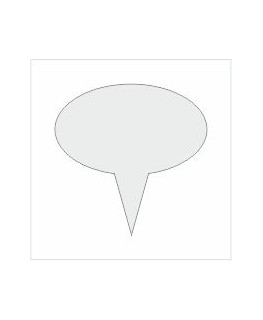 E-026 SG-D - Segnagusti per gelati Tipologia D - Misure: 10 x H10 cm