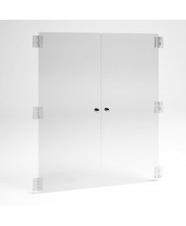 E-744 SPO - Sportelli in plexiglass trasparente per portaconi E-167 PCN