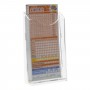 Expositor de mostrador para tarjetas en plexiglás transparente