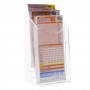 Expositor de mostrador para tarjetas en plexiglás transparente