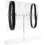 Verstellbarer Gürtelhalter aus transparentem Plexiglas