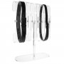 Verstellbarer Gürtelhalter aus transparentem Plexiglas