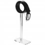 Transparent plexiglass belt holder