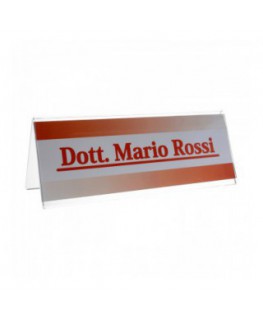 E-121 CAV-B - Cavaliere in plexiglass trasparente - Lunghezza 30 cm