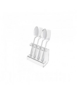 E-132 ESP-B - Portaposate in plexiglass trasparente - Altezza 11 cm