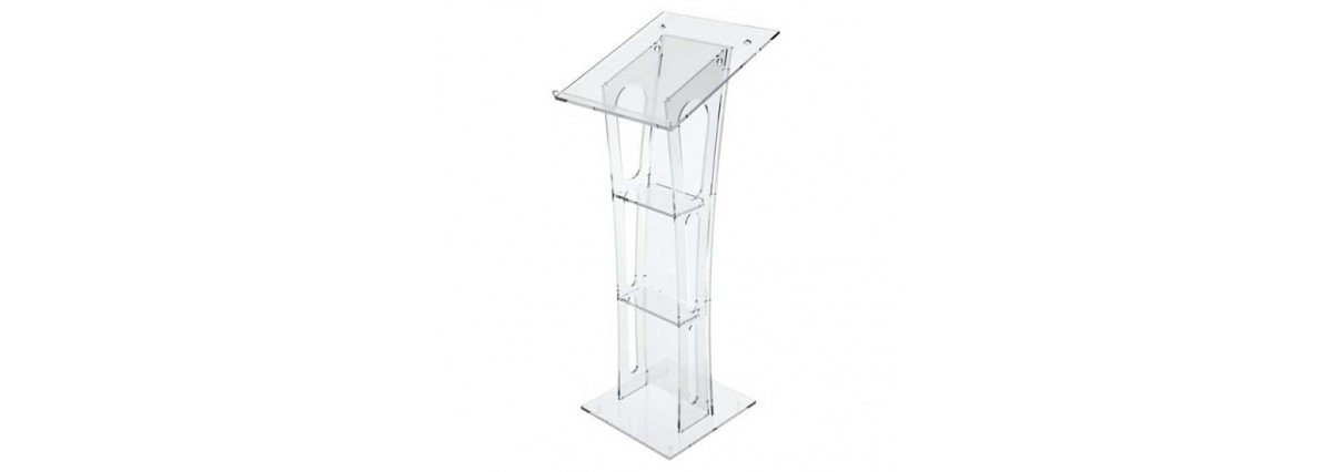 Plexiglas-Rednerpult und Konferenzpodest