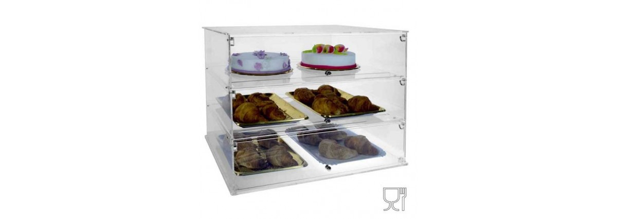 Plexiglas voedseldisplays