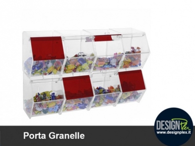 Portagranelle in Plexiglass